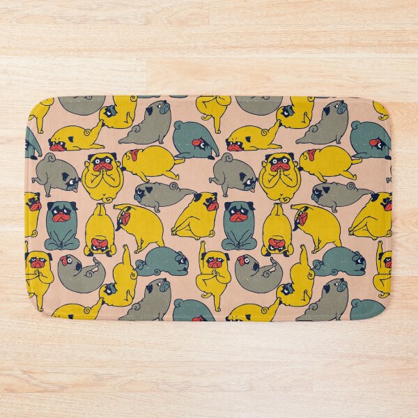 Item preview, Pugs Asanas designed and sold by Huebucket.