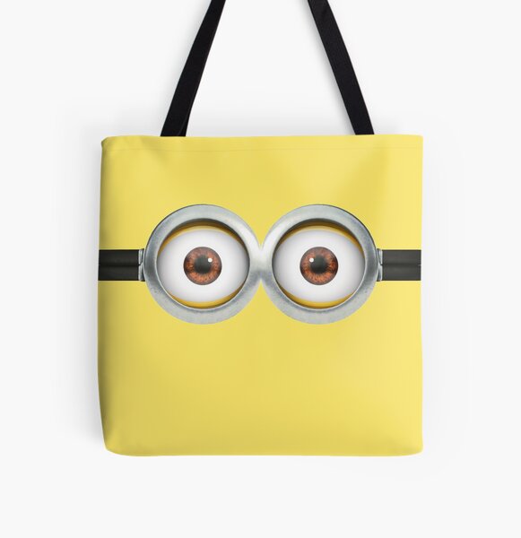 Vista previa del artículo con la obra «Ojos estilo Minion», diseñado y vendido por CustomShirtGuy.