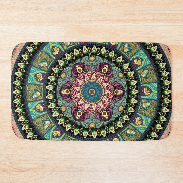 Item preview, Avocado Yoga Medallion designed and sold by Huebucket.