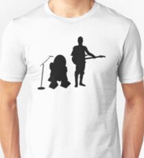R2D2 C3PO Rock Band Unisex T-Shirt