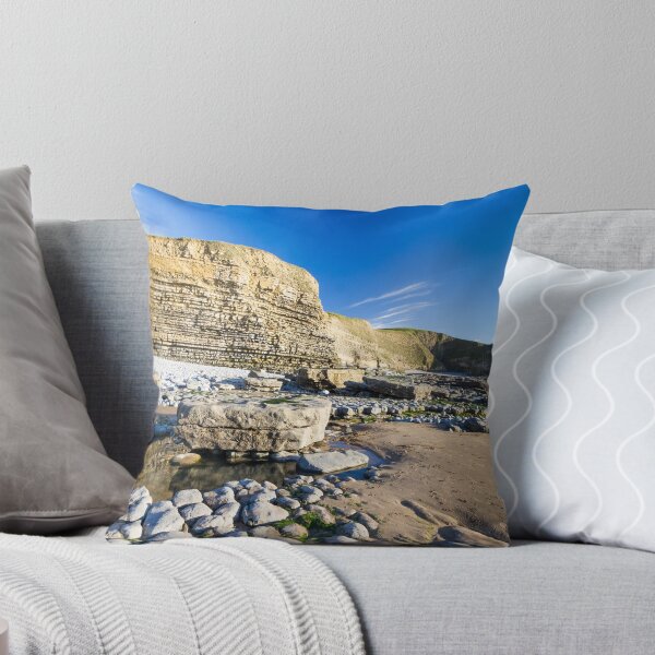 Item preview, Dunraven Bay, or Southerndown beach, with limestone cliffs. designed and sold by Andy Chisholm.