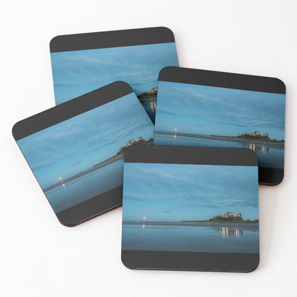 Item preview, Moonrise At Bamburgh Castle.  designed and sold by Dave Staton.