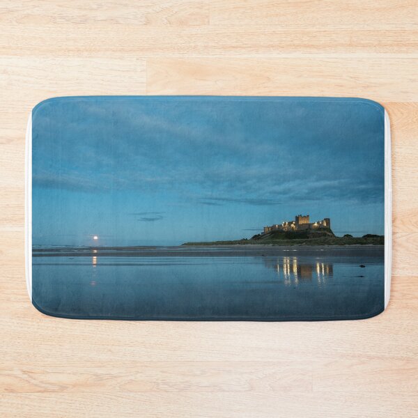 Item preview, Moonrise At Bamburgh Castle.  designed and sold by Dave Staton.