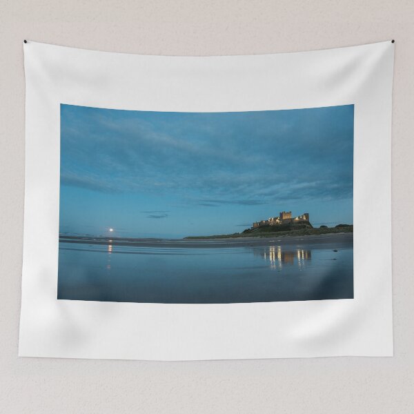 Item preview, Moonrise At Bamburgh Castle.  designed and sold by Dave Staton.