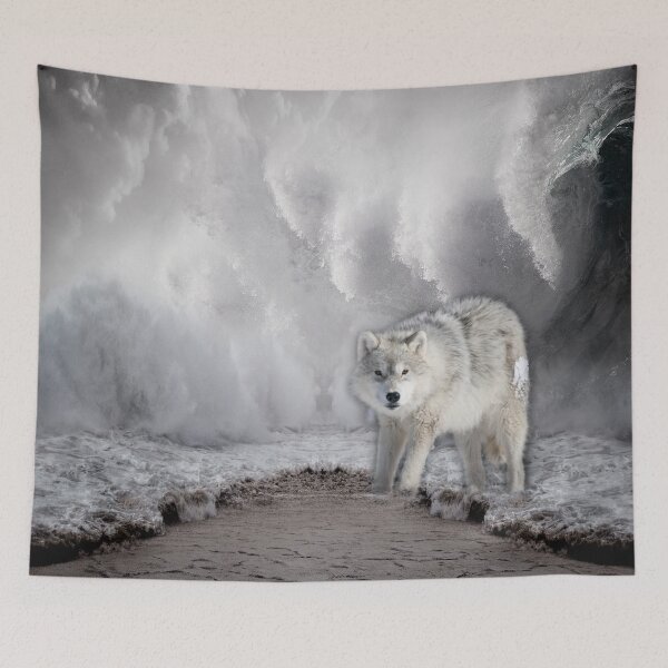 Item preview, Wolf in the Middle of a Storm designed and sold by Yannik Hay.