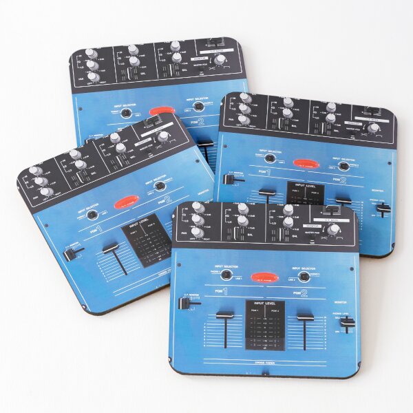 Item preview, Classic DJ Mixer 05 pro Blue designed and sold by Tee4Daily.