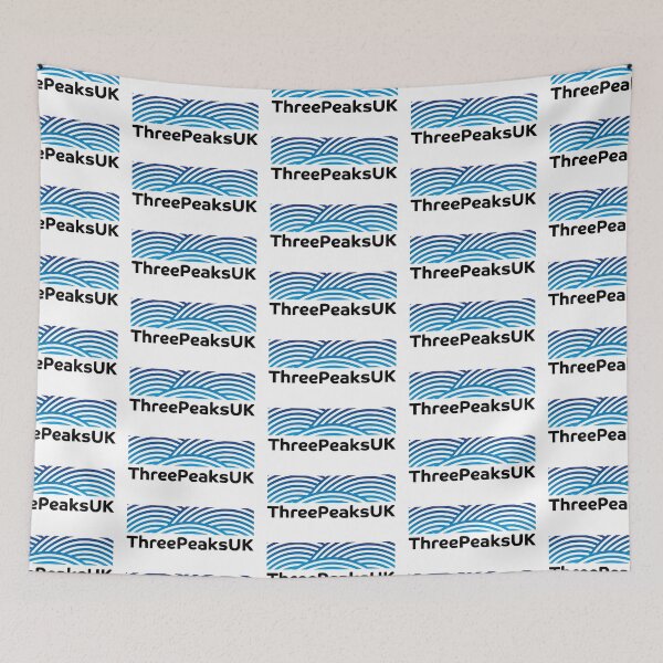 Item preview, Three Peaks - Square Logo - Walking T-Shirt designed and sold by springwoodbooks.