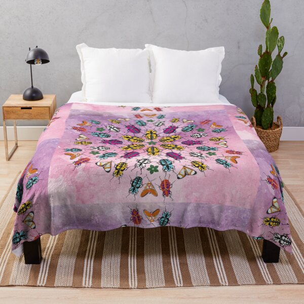 Item preview, Purple Beetle Mandala designed and sold by ilse parra recio.
