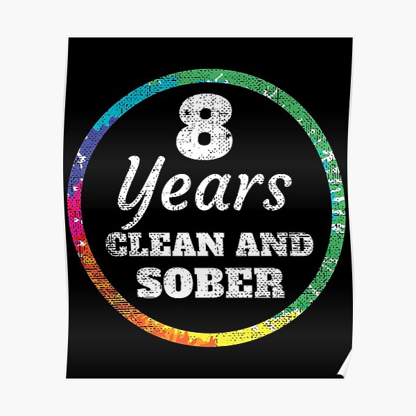 Clean And Sober Posters Redbubble