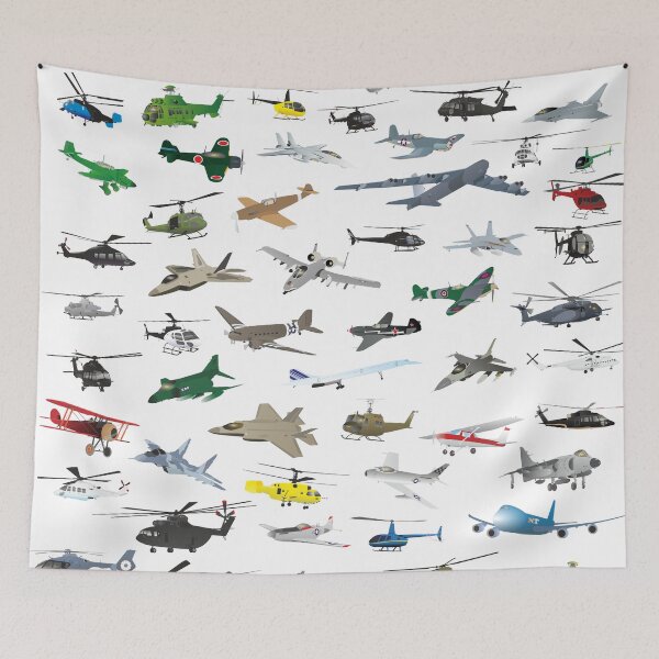 Item preview, Various Colorful Airplanes and Helicopters designed and sold by NorseTech.