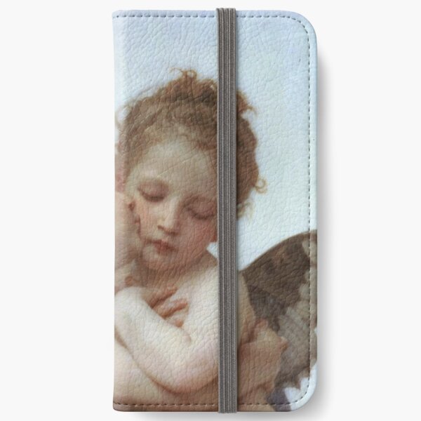 Lamour and Psyche Children – (William Adolphe Bouguereau) iPhone Wallet