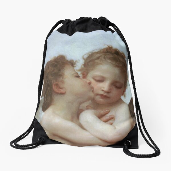 Lamour and Psyche Children – (William Adolphe Bouguereau) Drawstring Bag