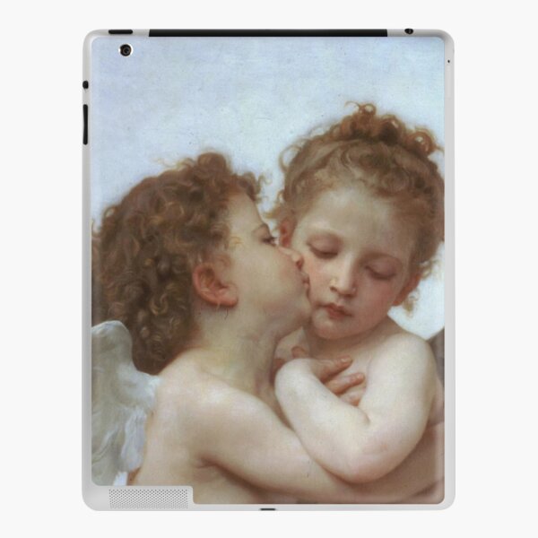 Lamour and Psyche Children – (William Adolphe Bouguereau) iPad Skin