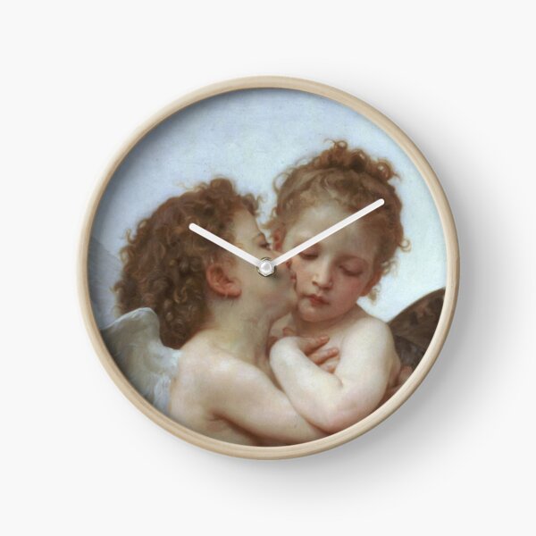 Lamour and Psyche Children – (William Adolphe Bouguereau) Clock