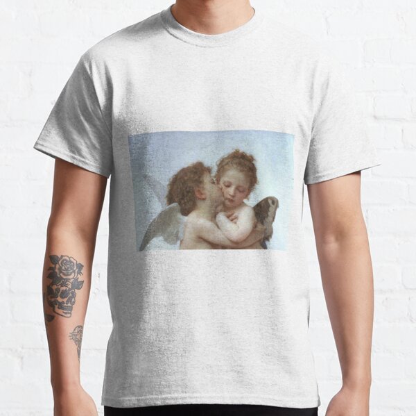 Lamour and Psyche Children – (William Adolphe Bouguereau) Classic T-Shirt
