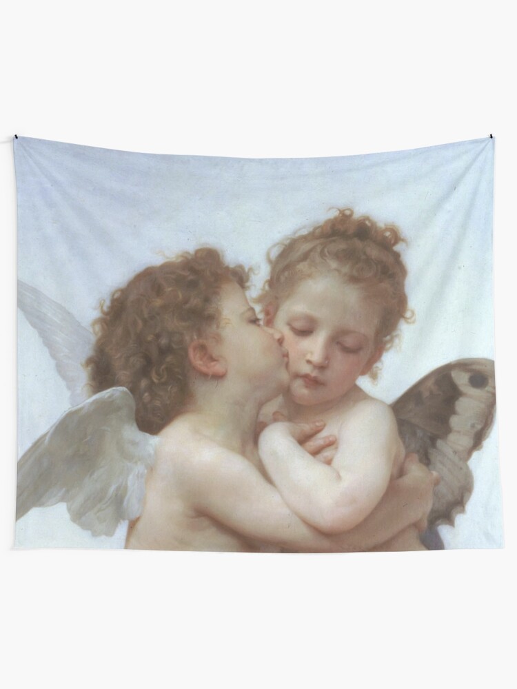 Alternate view of Lamour and Psyche Children – (William Adolphe Bouguereau) Tapestry