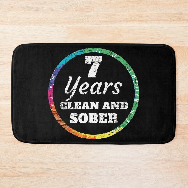 Item preview, 7 Year Clean and Sober Addiction print designed and sold by kayelex.