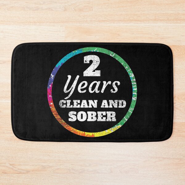 Item preview, 2 Year Clean and Sober Addiction print designed and sold by kayelex.