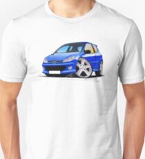 Peugeot 206 GTi Blue Unisex T-Shirt