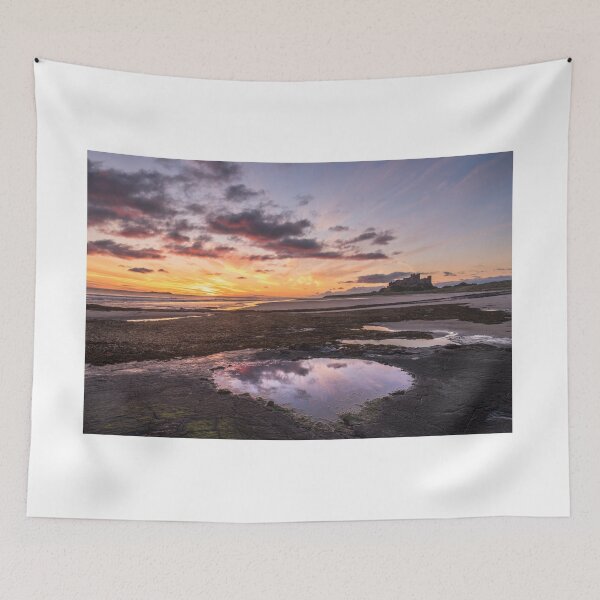 Item preview, Sunrise on Bamburgh Beach. designed and sold by Dave Staton.