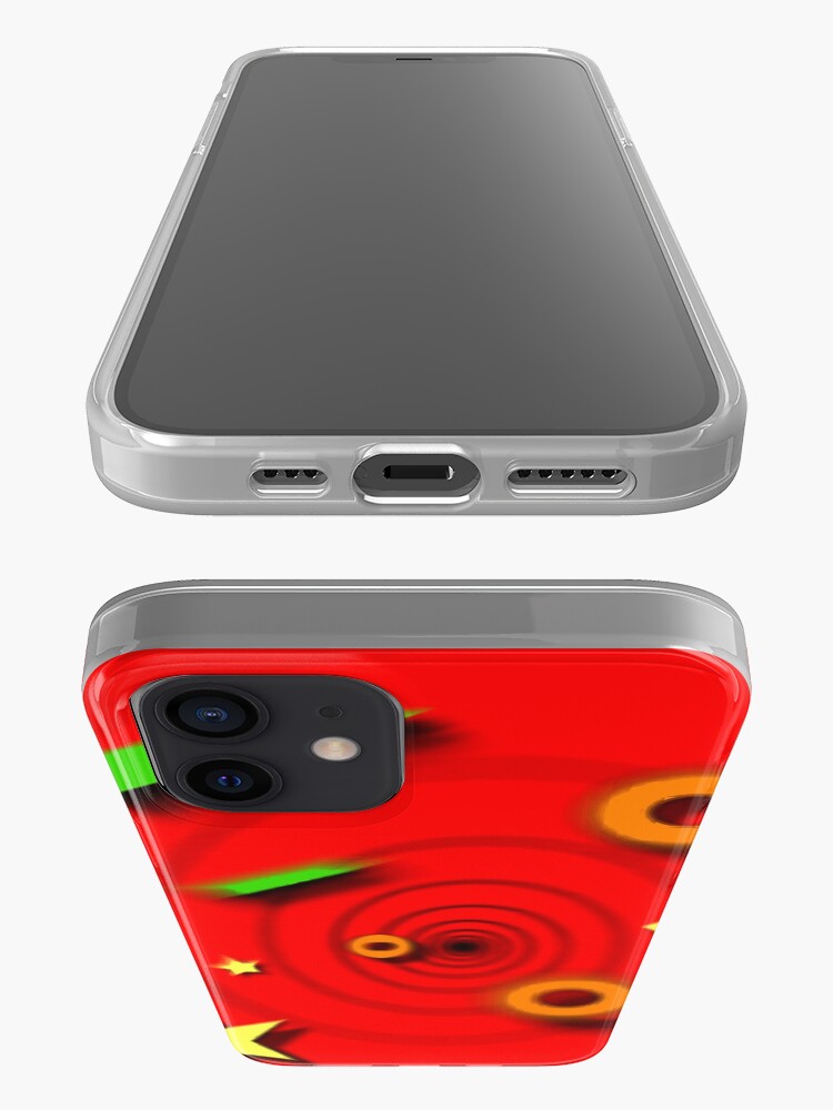 Alternate view of Vertigo Red iPhone Case