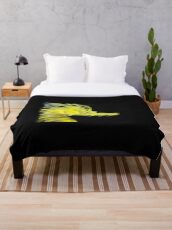 Watercolour of a Longsnouted Seahorse  Throw Blanket