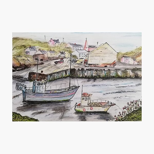 PORTHLEVEN CORNWALL Photographic Print