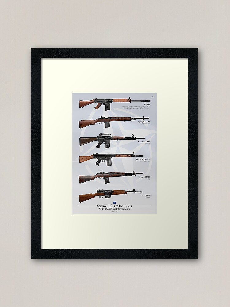 Battle Rifles of NATO Poster for Sale by nothinguntried