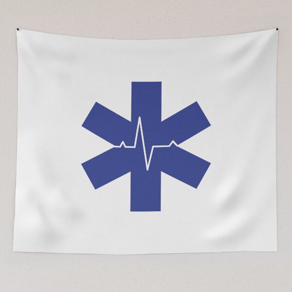 Item preview, paramedic heart rate logo with heartbeat designed and sold by KoolMoDee.