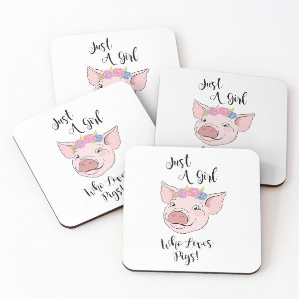 Item preview, Just A Girl Who Loves Pigs designed and sold by tfortier.
