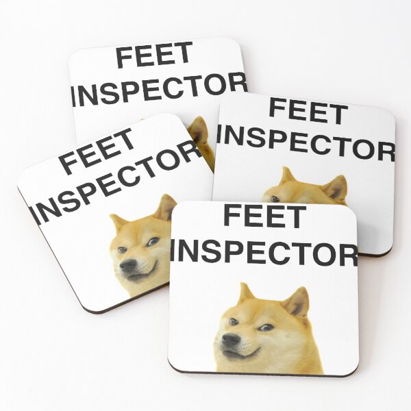 Item preview, Feet Inspector Doge designed and sold by Meemedesigns.