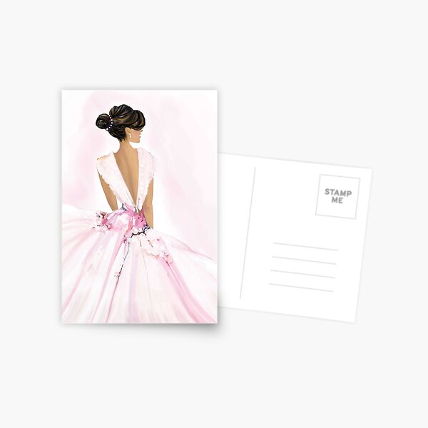 Pretty in Pink Postcard