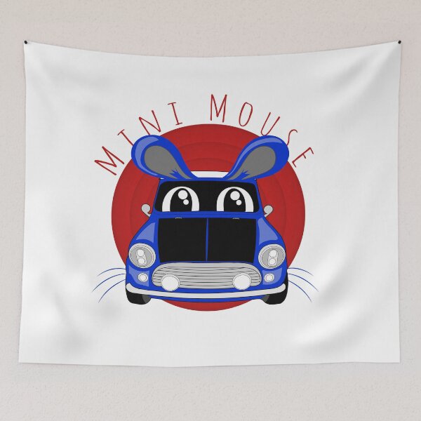 Item preview, Funny mini mouse cartoon car design designed and sold by Kam-designs.