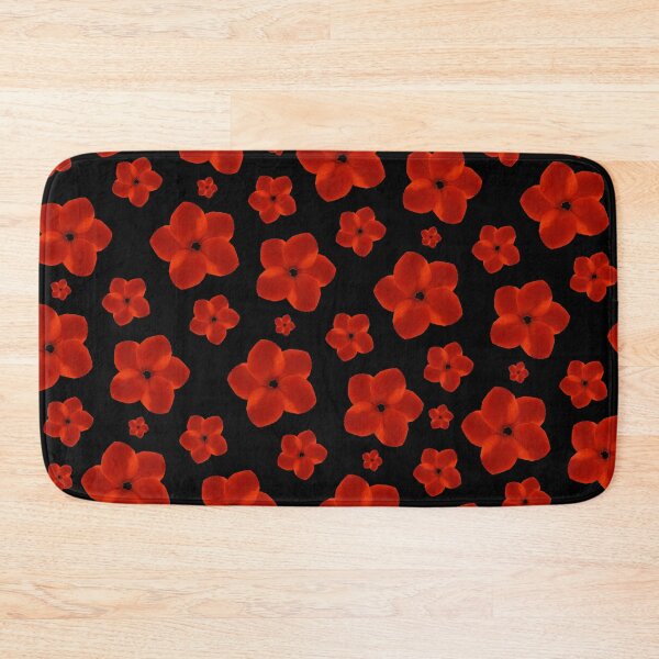 Item preview, Boho Red Flower Pattern designed and sold by RachelTintedRed.