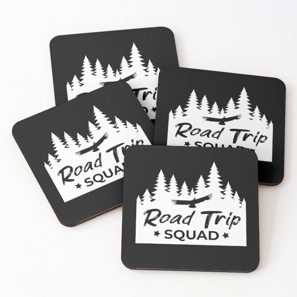 Item preview, Road Trip Squad stag party outdoor trip designed and sold by MooonTees.