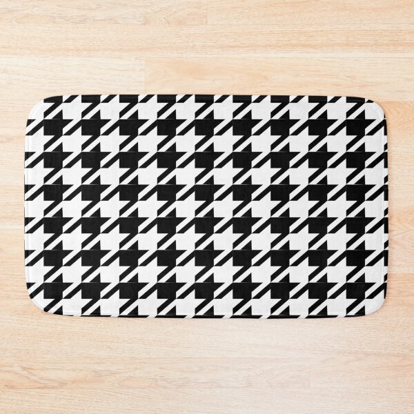 Item preview, Houndstooth/Dogtooth pattern black and white designed and sold by RachelTintedRed.