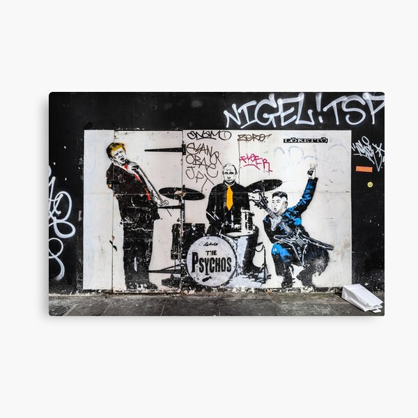 The Psychos ; Trump,Putin & Kim Jong-un Canvas Print
