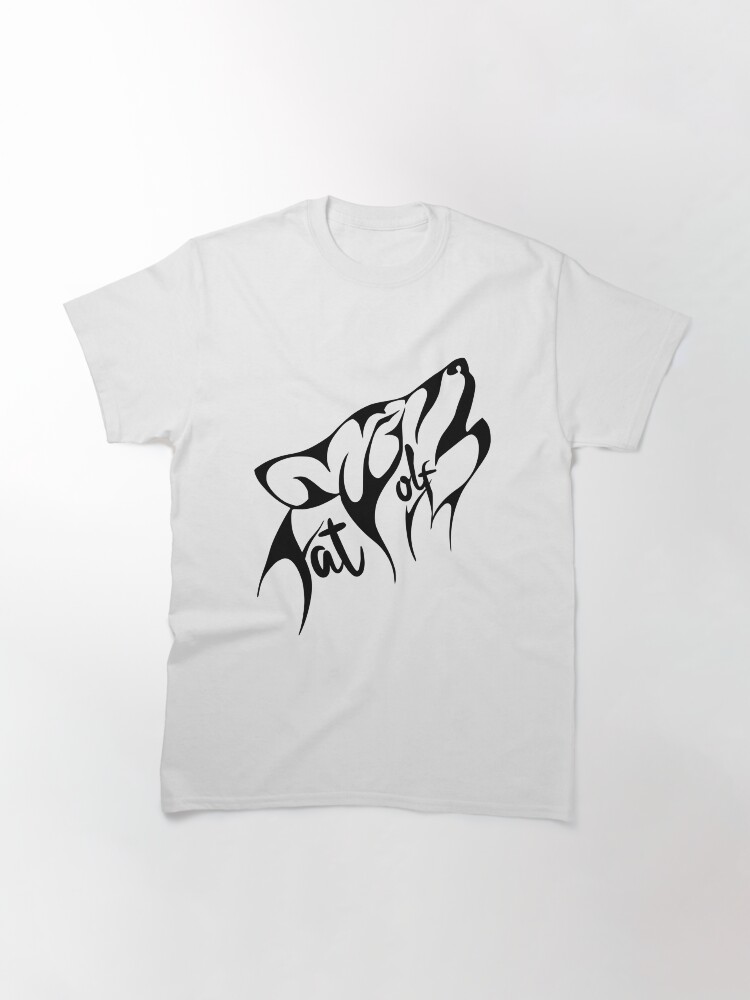 Alternate view of Fat Wolf - Stylised Classic T-Shirt