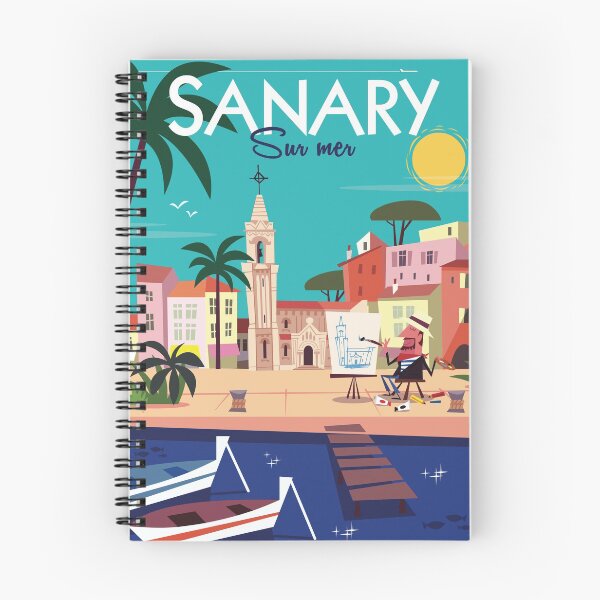 Item preview, Sanary poster designed and sold by GAGodel.