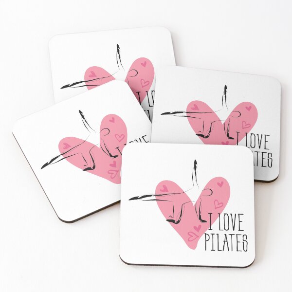 Item preview, Pilates pose and heart designed and sold by sashica.