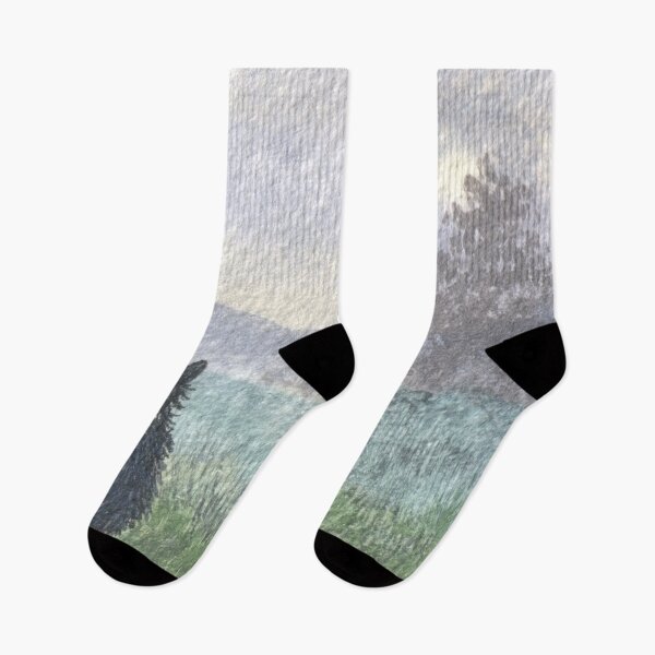 Item preview, Mist Before the Sun, Border Collie Dog in a Landscape designed and sold by SusanAlisonArt.