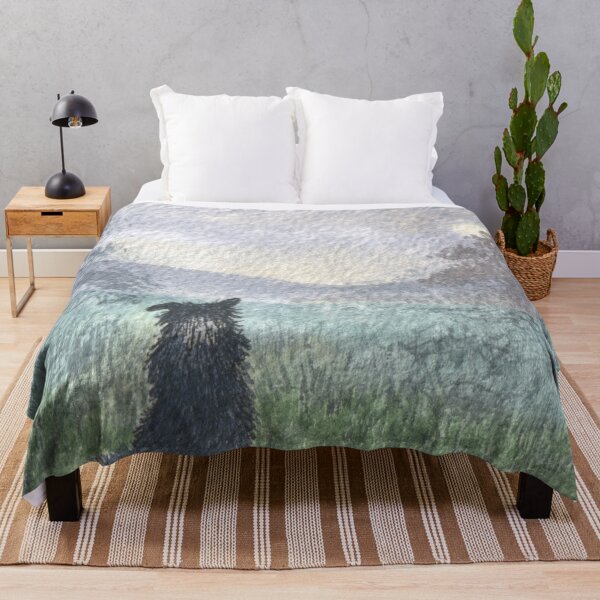Item preview, Mist Before the Sun, Border Collie Dog in a Landscape designed and sold by SusanAlisonArt.