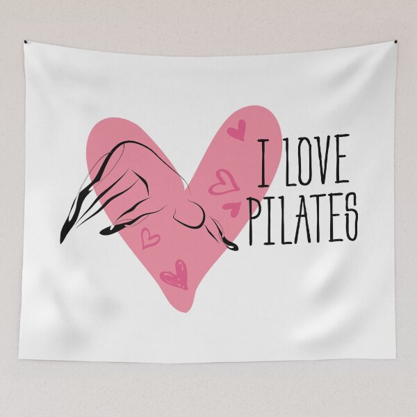 Item preview, Pilates pose and heart designed and sold by sashica.
