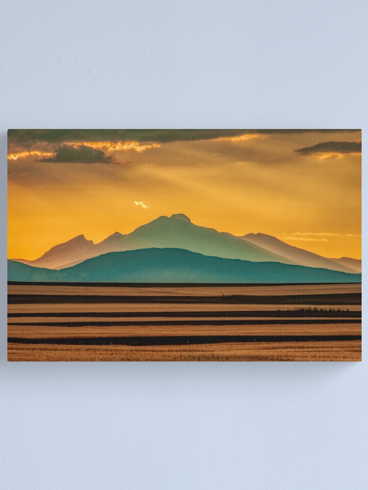 Canvas Print, Sunset Music On The Colorado Plains designed and sold by Gregory J Summers