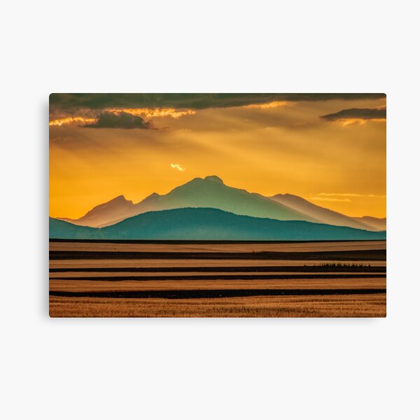 Sunset Music On The Colorado Plains Canvas Print