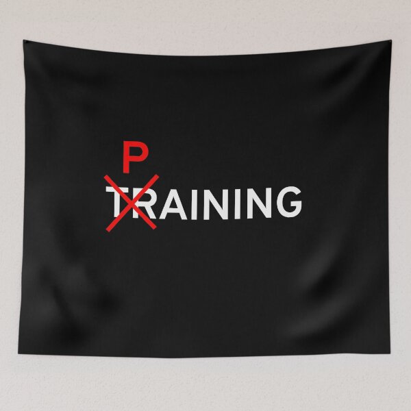 Item preview, Training Paining – Funny Sports Fitness Joke Gym Pun designed and sold by plumpjose.