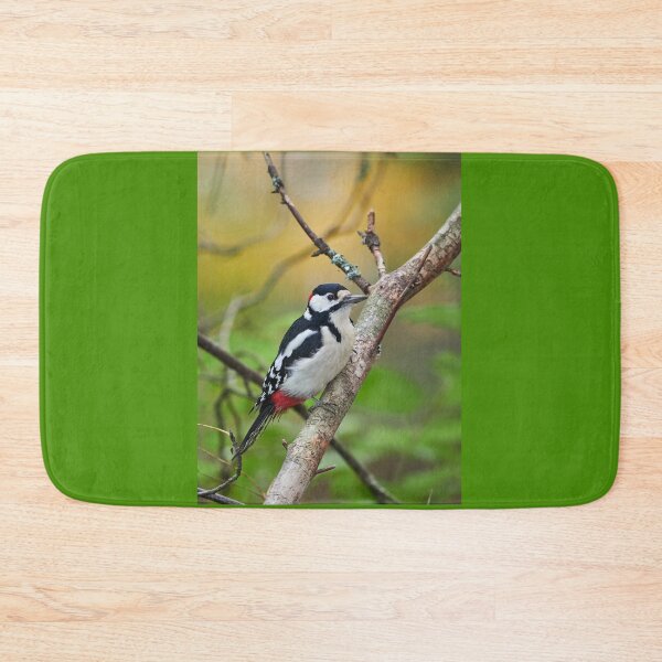 Item preview, Great spotted woodpecker and the colors of the fall designed and sold by Jouko Lehto Photography.