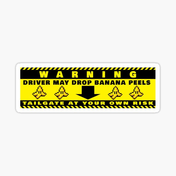 Bananenschalen Sticker