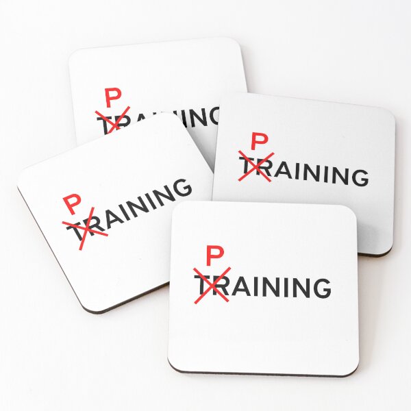 Item preview, Paining instead of Training – Sarcastic Fitness Joke Gym Pun designed and sold by plumpjose.