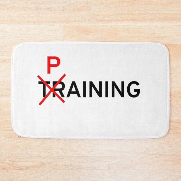 Item preview, Paining instead of Training – Sarcastic Fitness Joke Gym Pun designed and sold by plumpjose.
